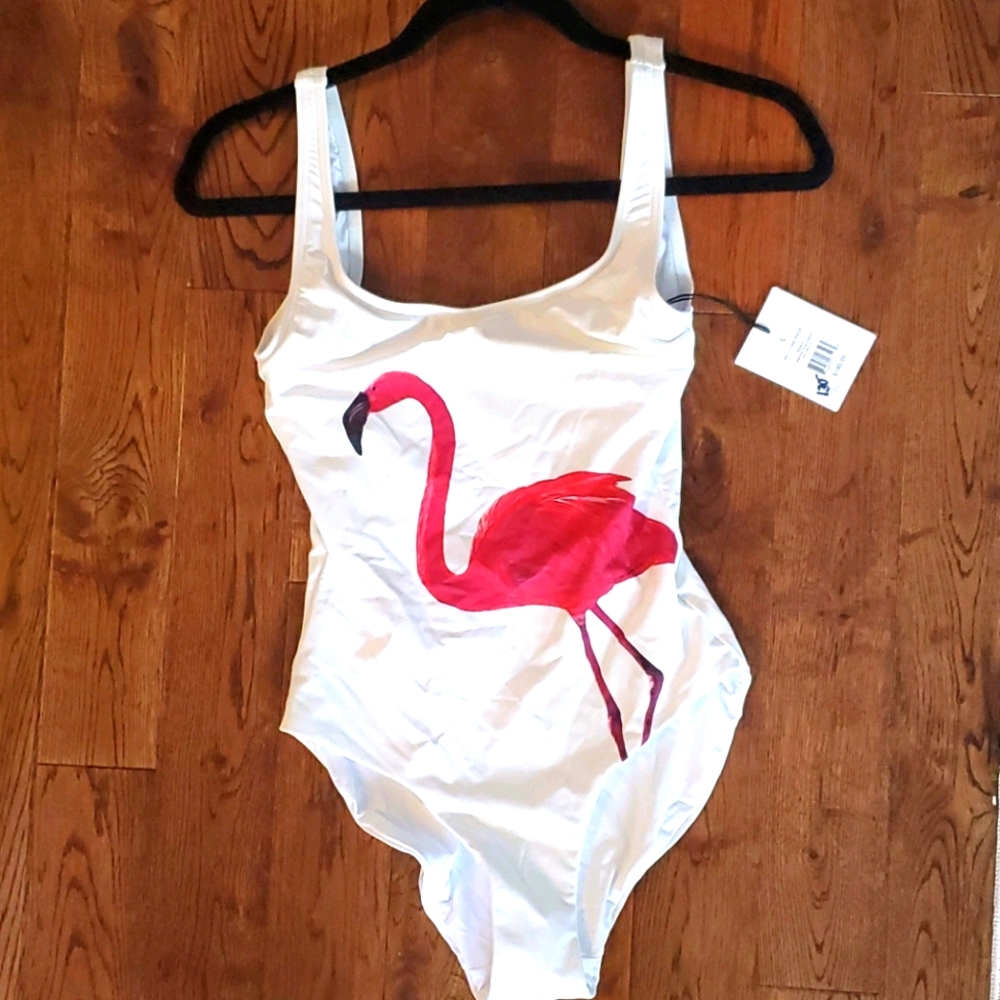 2 for $48 Onia Women's Flamingo One Piece Swimsuit